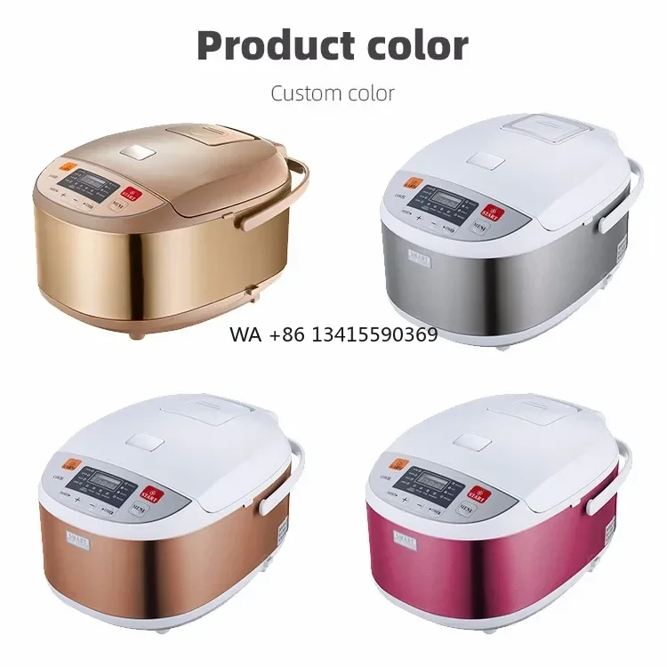 

Multi-function rice cooker Stainless Steel steamer Non-stick Coating Inner Pot rice cooker suitable for family