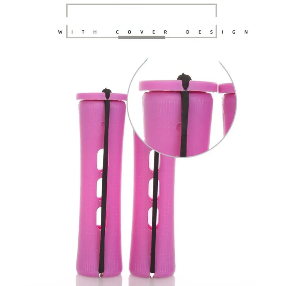 لون المهنية شريط مطاطي مشبك شعر تصفيف الشعر أداة الجافة الرطب الشعر الشباك بكرة الشعر تصفيف الشعر صانع بيرم قضيب بكرة الشعر #4