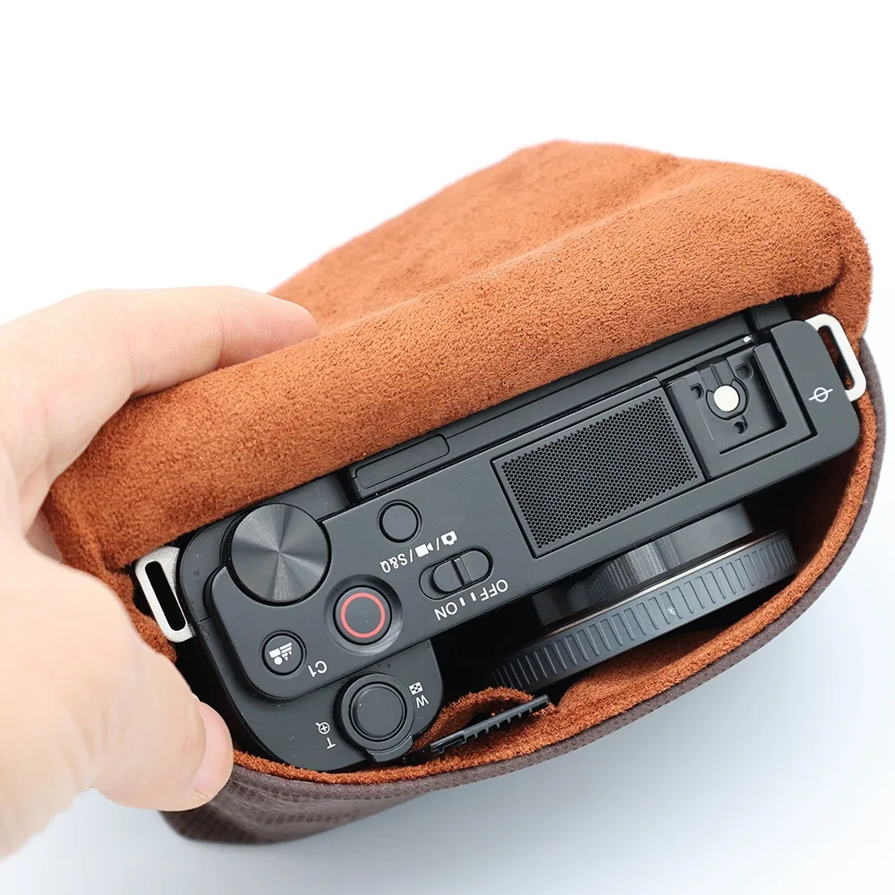 

Digital Camera Bag Cover Case For Sony ZV-1 ZV-1II ZV1 ZV-1M2 RX100 M7 M6 For Canon G7 X Mark III G9X G7X II TZ90 Storage Pouch
