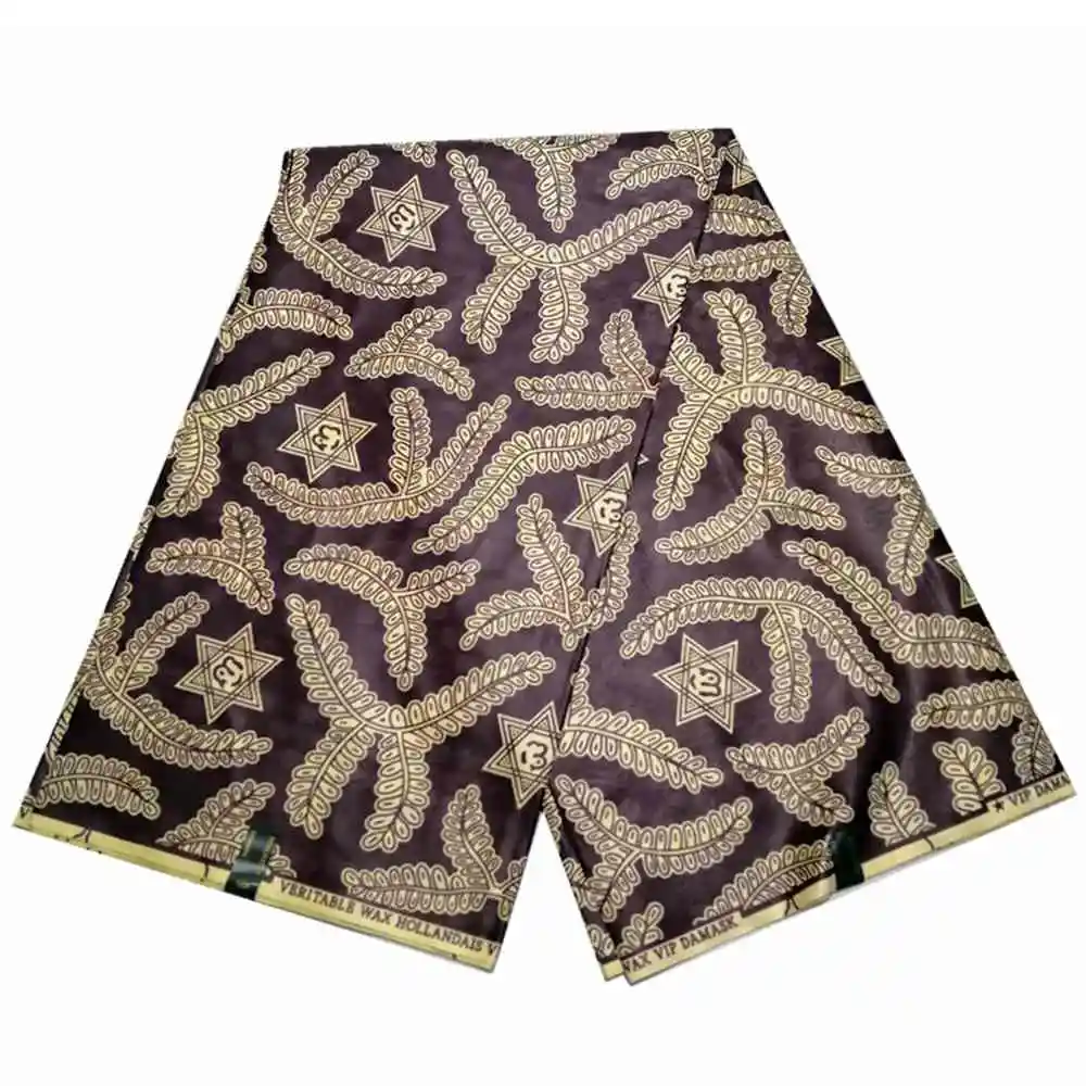 Echte Nederlandse Super-W Gegarandeerd Super Echte Bazin Print Stof Hollandais Pagne Afrika Jurk 100% Polyester Tissuin Super Java