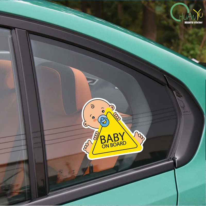 Baby on Board PVC Car Stickers Tuning Cartoon Window Decals Automobiles Decoration Personalized Bomb Ornament