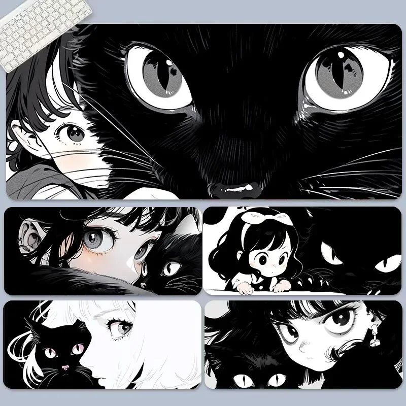 

Hot Selling New Cartoon Two Dimensions Girls Office Learning Mouse Pad Non-slip Thick Dirt Resistant Universal Keyboard Desk Mat