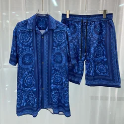 Spring and summer new men's shirt set