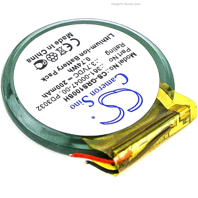 

3.7V 200mAh Smartwatch Battery 361-00047-00 PD3032 for Garmin Approach S1, S1W 110 210 210W S1 610 +TOOLS KIT