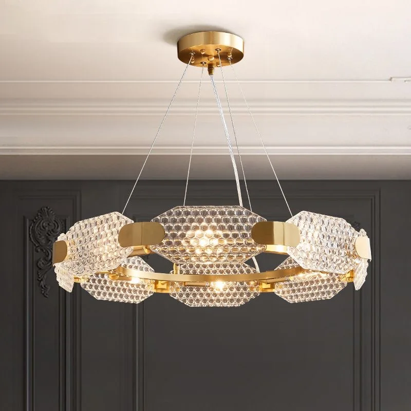 Led Glass Pendant Lights Industrial Chandelier Fixtures Post Modern Style Hanging Lamps for Bedroom Dining Living Lamparas G9