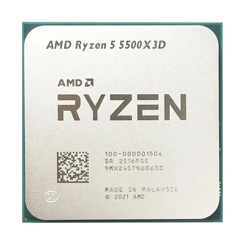 AMD Ryzen 5 5500X3D 6コア/12スレッドプロセッサー：96MB L3 3D V