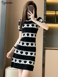 Dresses Women Elegant Simple Comfortable Striped Design Attractive Mature Fashion Mini Age-reducing Leisure Ulzzang Streetwear