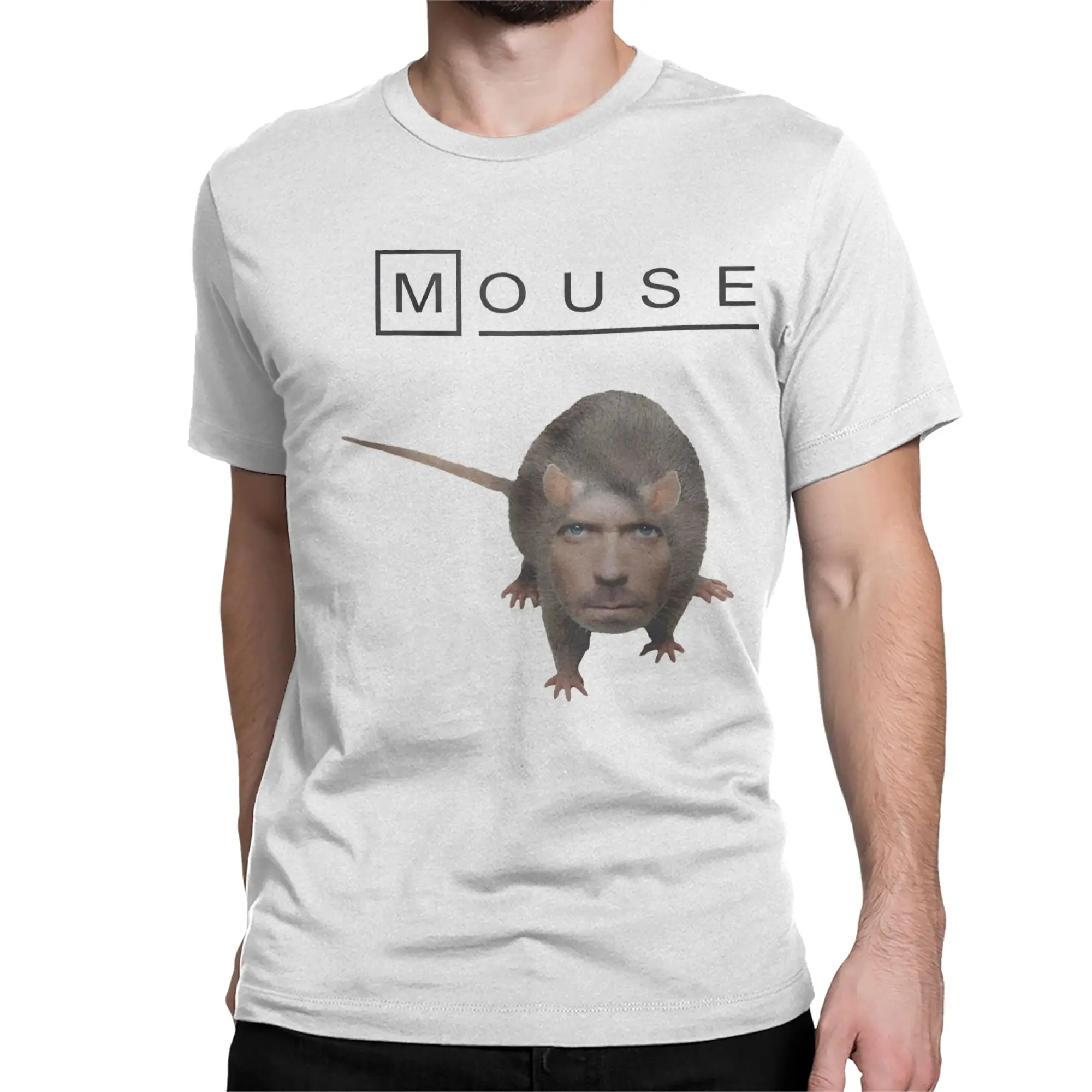 Mouse House Dr Gregory Funny Meme T Shirt Men Women's 100% Cotton Unique T-Shirt Round Neck  Tees Short Sleeve Clothes Gift Idea