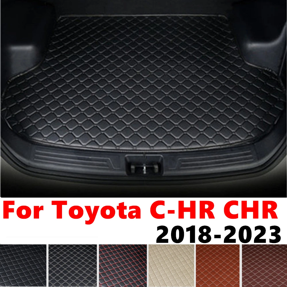 

Коврик в багажник автомобиля для Toyota C-HR CHR 2023 2022 2021 20-2018, задний багажник, чехол для багажника, аксессуары для интерьера, хвостовой лоток, багажная накладка