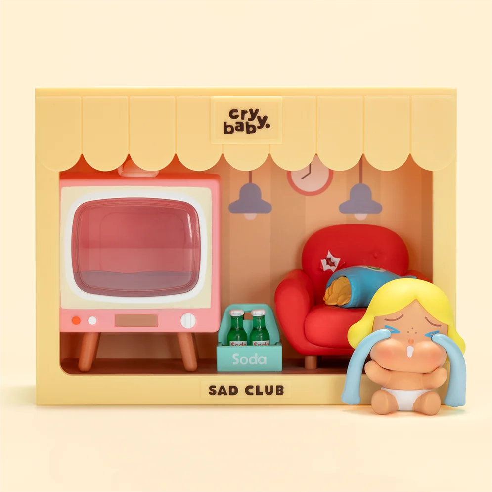 Crybaby Sad Club Series Mystery Box Confirmed Blind Box Collection Action Figures Fashion Toy Cute Doll Creative Gift