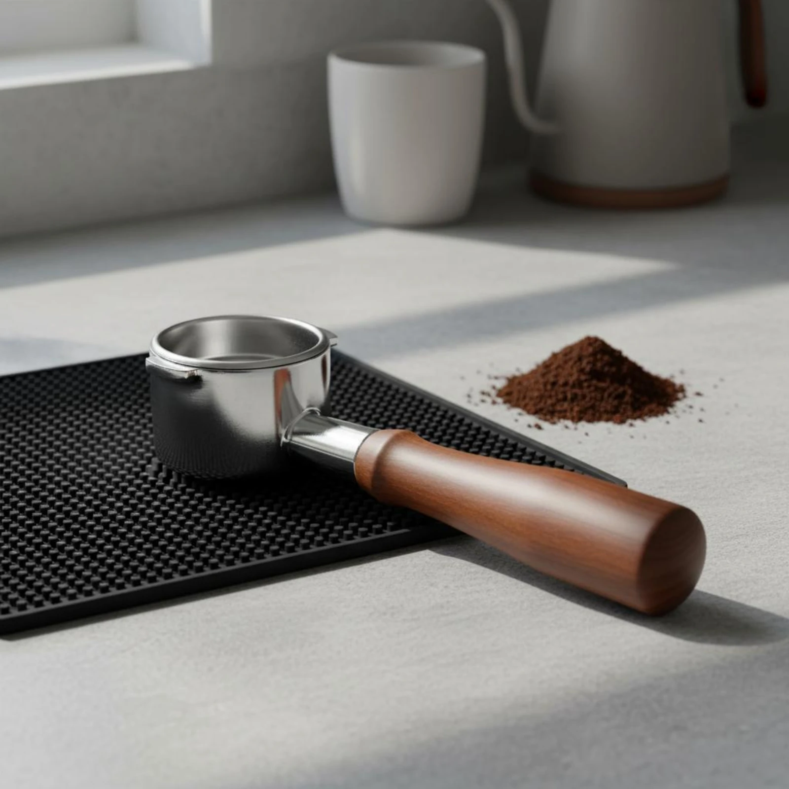 51mm Bottomless Portafilter Detachable Design 3 Ear Espresso Strainer Holder Coffee Strainer Handle for Cafe view 4