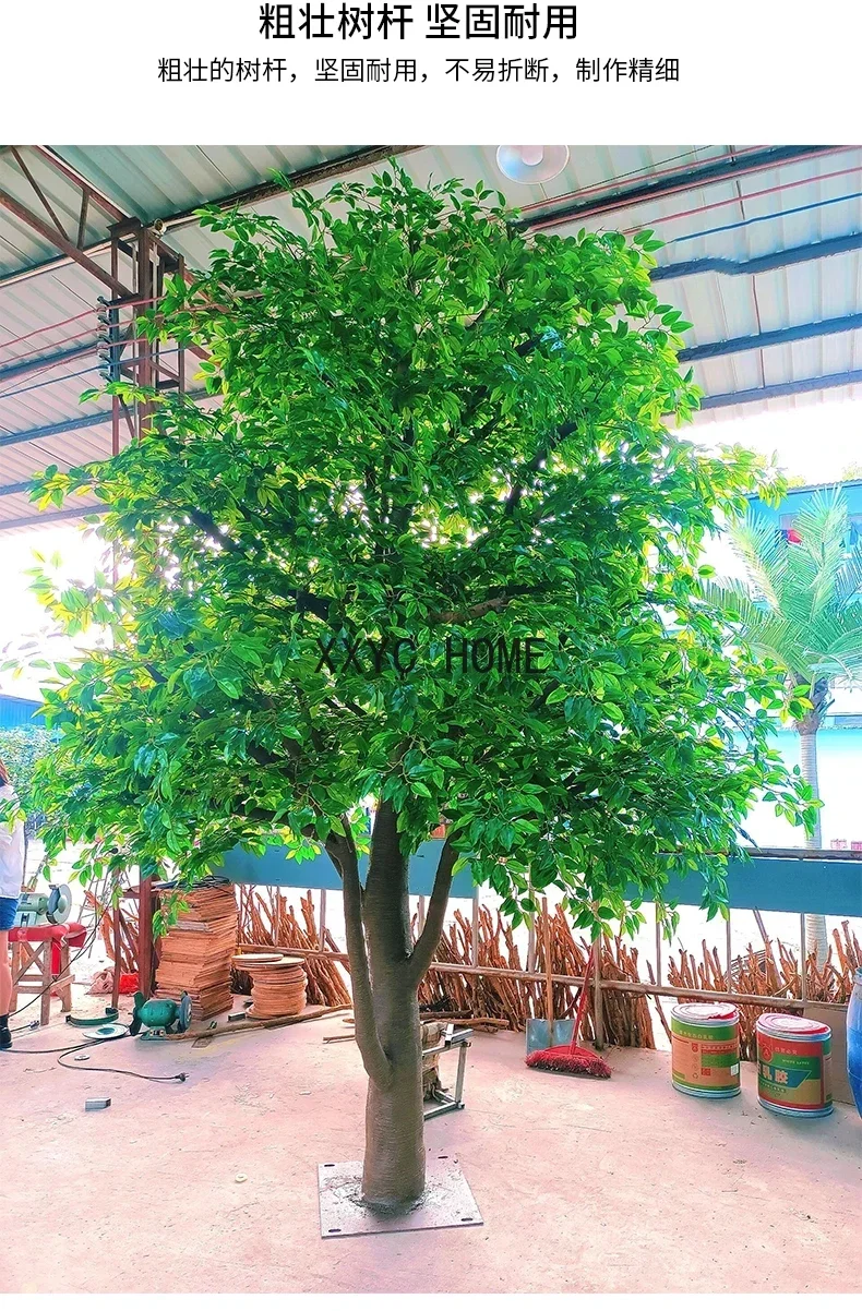 Large Simulation Banyan Tree FRP Fake Trees Wishing Tree Hotel Scenic