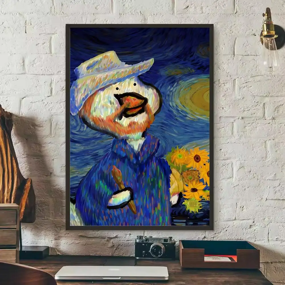 Van Gogh Second Creation Lustiges Poster für Zuhause, Wohnzimmer, Schlafzimmer, Bar, Flur, klebrige Wandkunst, Druck, ästhetische Dekoration – Detail 9