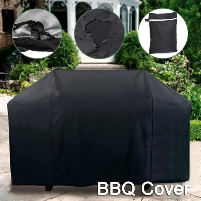 

Grill Cover Waterproof Outdoor Barbecue Cover Heavy Duty 3 Sizes