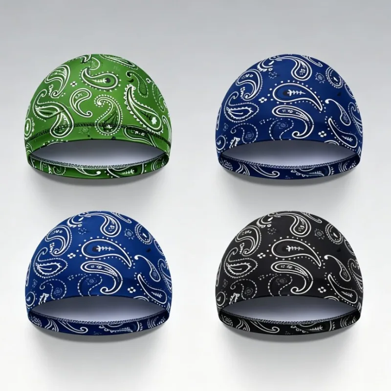 Bag Head Headscarf Sports Cap Sunscreen Headgear Helmet Liner Cap Women Men Outdoor Breathable Quick Dry Adjustable