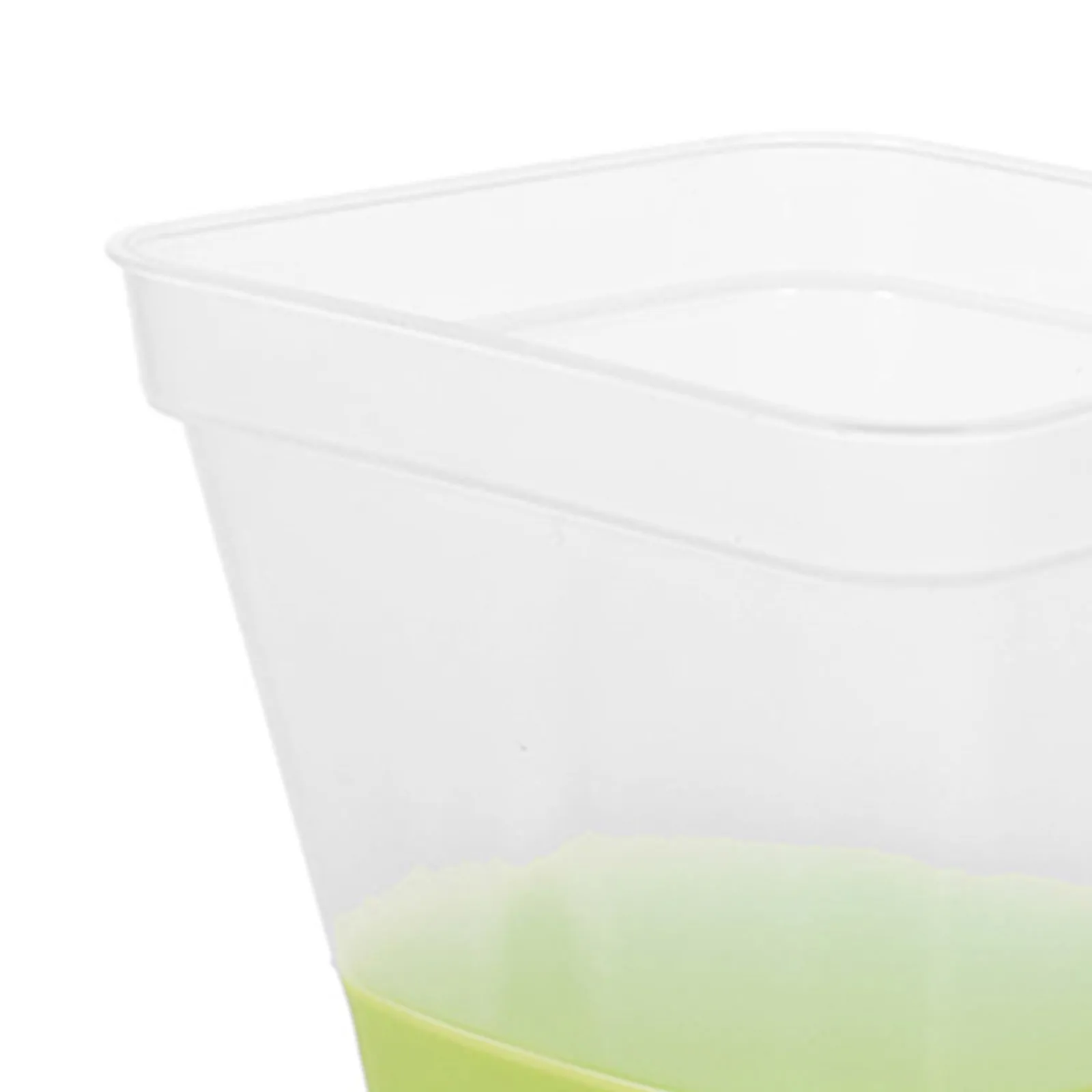 18Pcs Clear Silicone Base Nursery Pots Reusable Square Seedling Succulents Greenhouse Propagation Transparent Plant