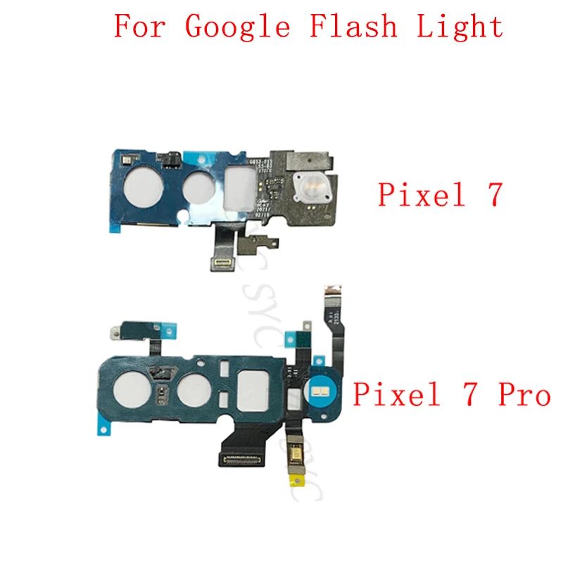 Rear Camera Flash Light Flex Cable For Google Pixel 7 Pro Back Flashlight with Microphone Small Plate Repair Parts