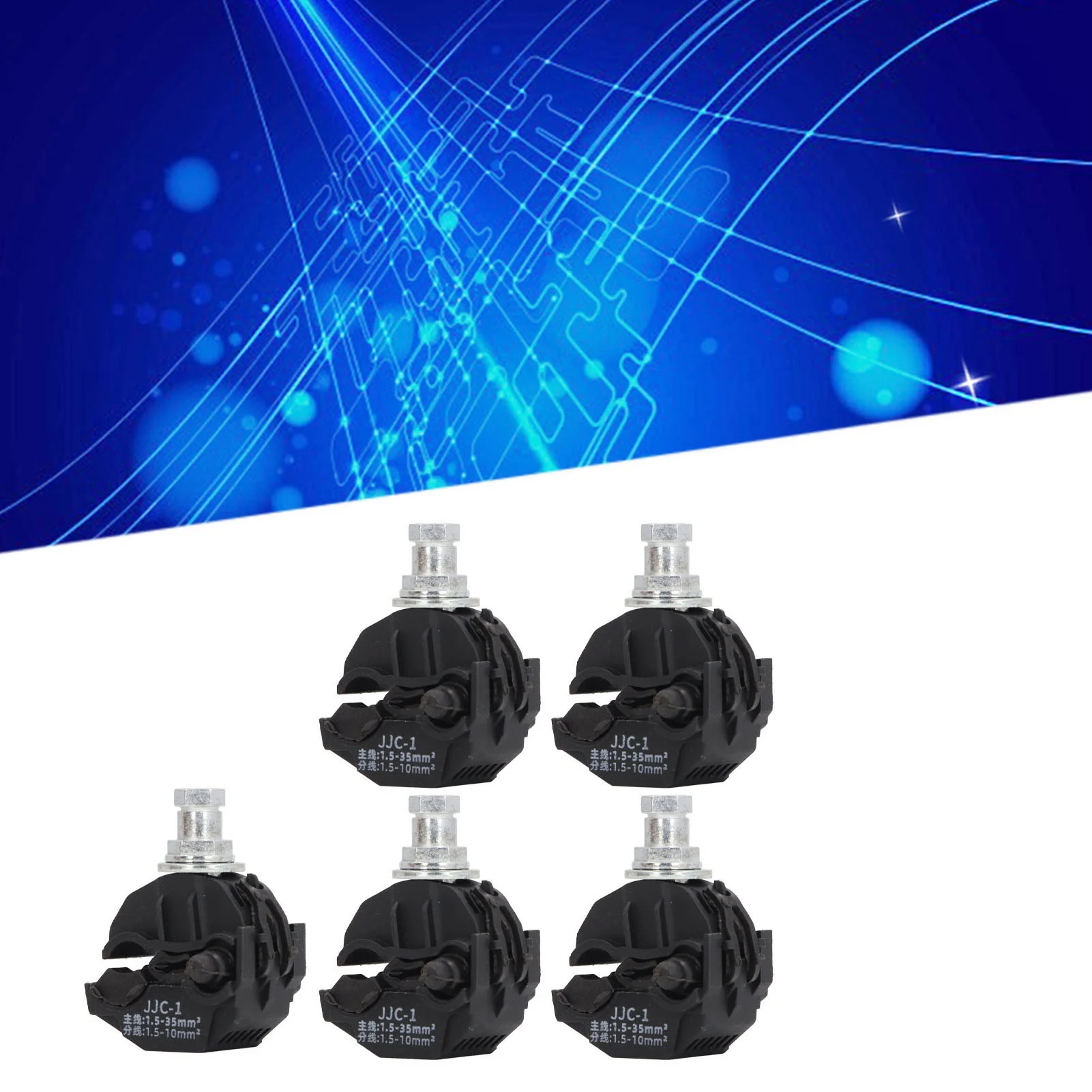 Main Branch Line Connector Insulation Piercing Connector 1KV No Peeling Piercing Clamp High Low Voltage Cable Splitter