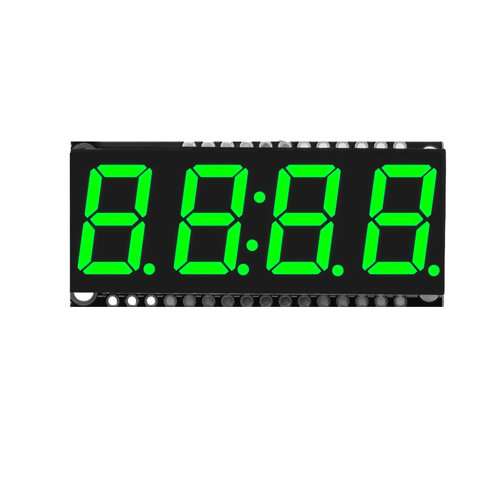 Módulo Display LED para Arduino, Relógio Display Módulos, Time Clock Indicador, 4 dígitos, 7 segmentos, 0.56 ", HT16K33
