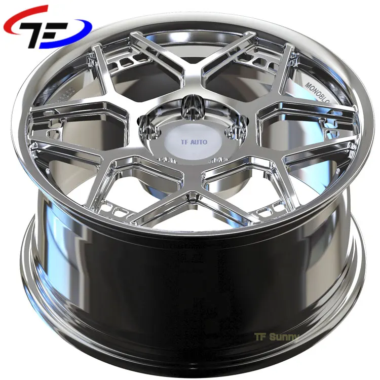 Monoblock 20*10J Alloy Aluminum Sports Passenger Forged Car Wheels Rims 5*114