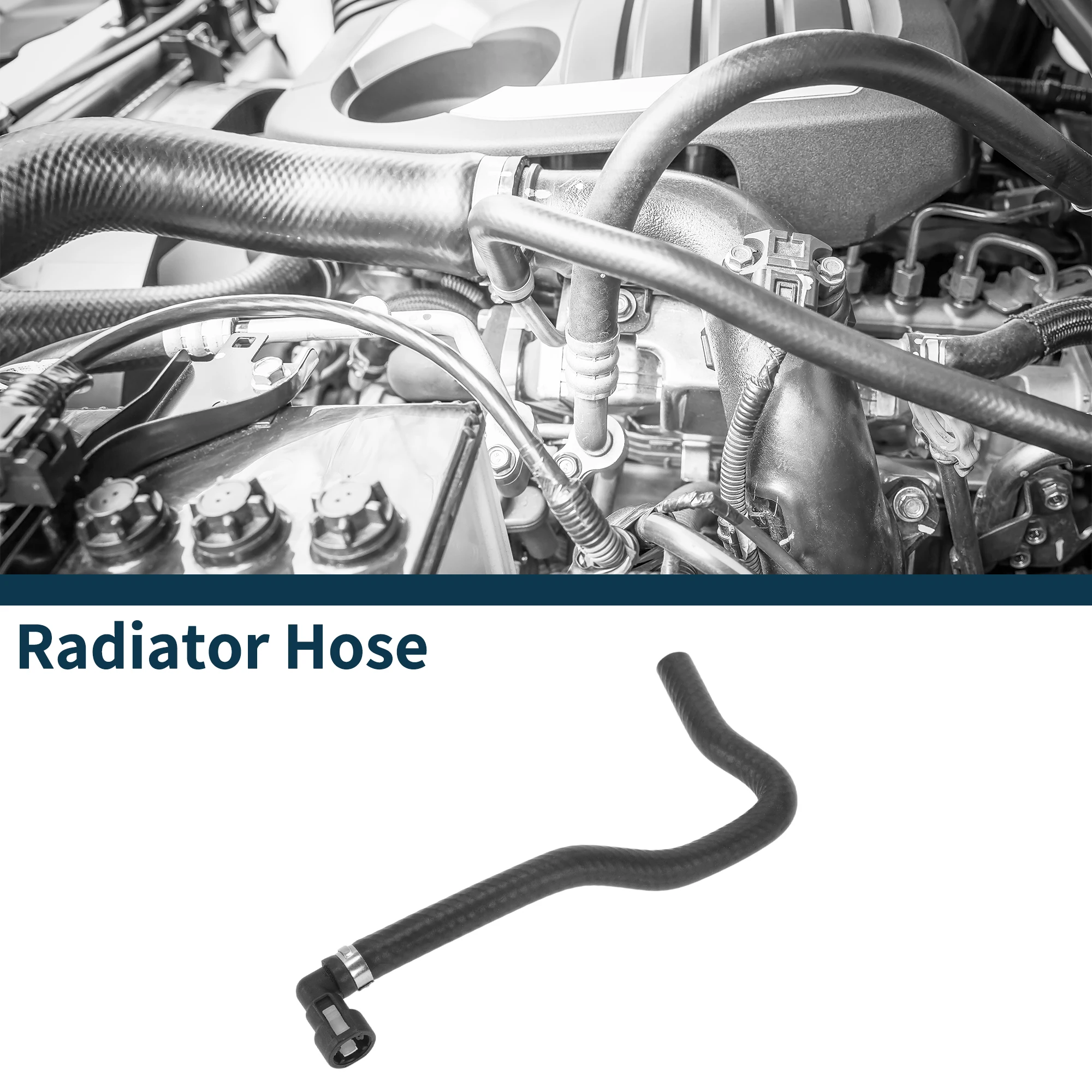 

UXCELL Шланг радиатора Верхняя водопроводная труба для Volvo XC90 2003-2006 No 30680932 Резина 1 шт.