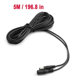 196.8in/5M 5.5mm*2.1mm DC 전원 커넥터 연장 코드 잭 어댑터 리드 케이블 DC 암 수 연장 외부 플러그 JIENUO