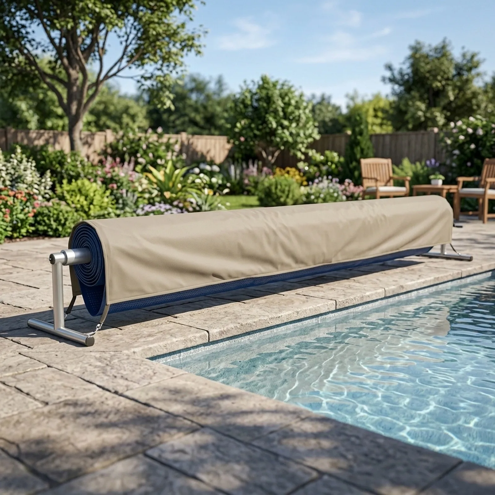 All Round Storage Space Swimming Pool Reel Weather Resistant Space Saving Design Weather Resistant And Sturdy Number Of Pieces