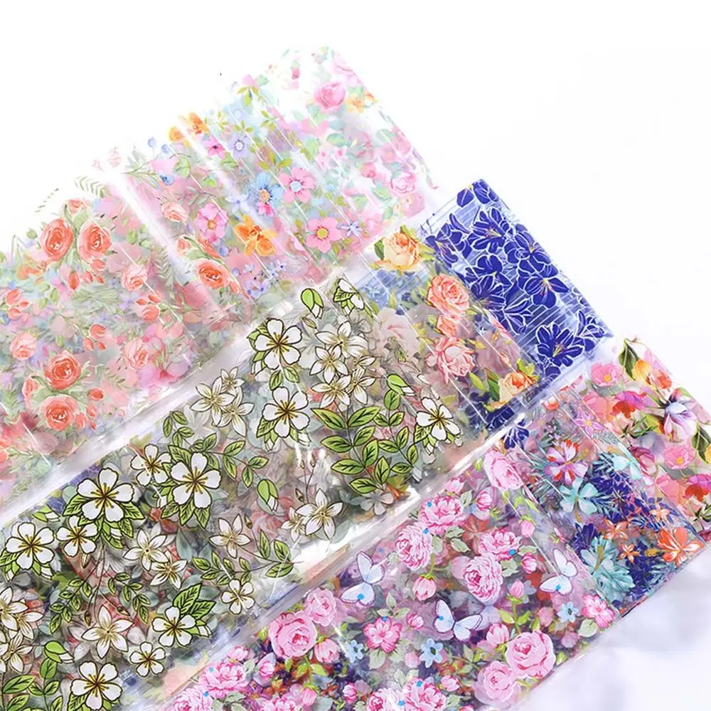 المتزلجون مسمار الفن الديكور مانيكير زهرة مسمار رقائق المجسم الأظافر الشارات نقل ورقة الشارات ملصقات الأظافر الأزهار