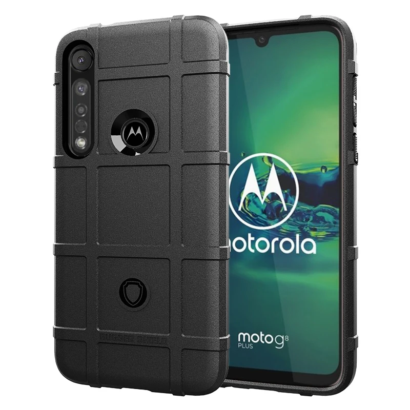 Anti Knock Phone Cover for Moto G8 Plus G8+ Shockproof Silicone Shield Case for moto one vision plus Armor Matte Rubber Cases