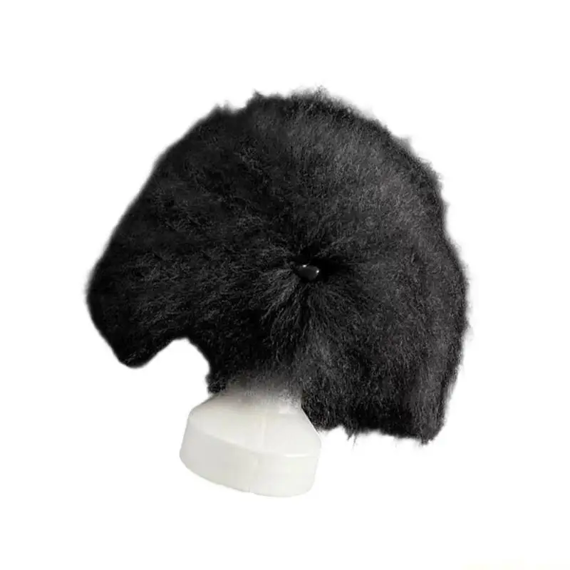 

QX2E Pet Grooming Training Head Model With Realistic Synthetic Hair Great For Trimming And Coloring Training Scissors
