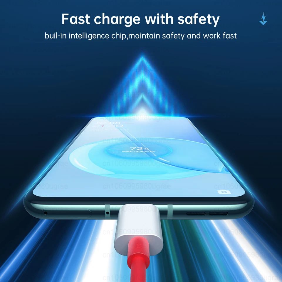 Für oneplus nord 4 ce3 12 12r 11r 10 9 ace 3 pro original 100w 80w super vooc warp ladung usb typ c kabel 8a schnell ladekabel – Detail 11