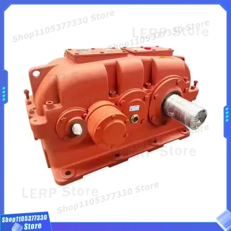 Custom High Power Parallel Shaft Gearbox Four Stage Cylindrical Reduction Gear Unit Spiral Design Industrial Speed Reducer