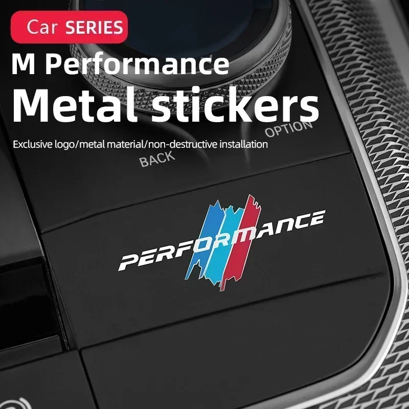 Car Nameplate Metal Small Sticker for BMW M Power Performance F20 F30 F10 F34 G30 G20 F15 F16 F21 F45 F48 M3 M5 X3 X4 X5 X6
