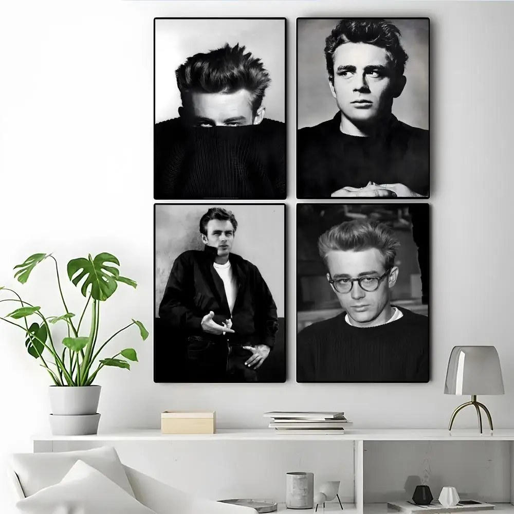 Actor James Dean Poster Modern Elegant Wall Stickers, Home Decor Poster, Wall Art for Living Room & Dorm