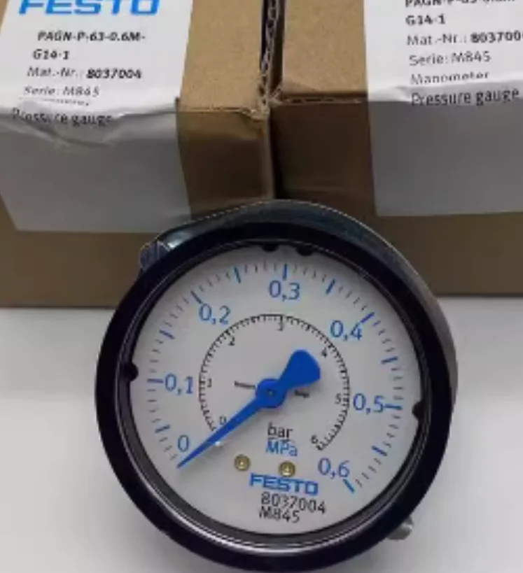 New original FESTO pressure gauge 8037004-PAGN-P-63-0.6M-G14-1 8037005-PAGN-P-63-1.6M-G14-1