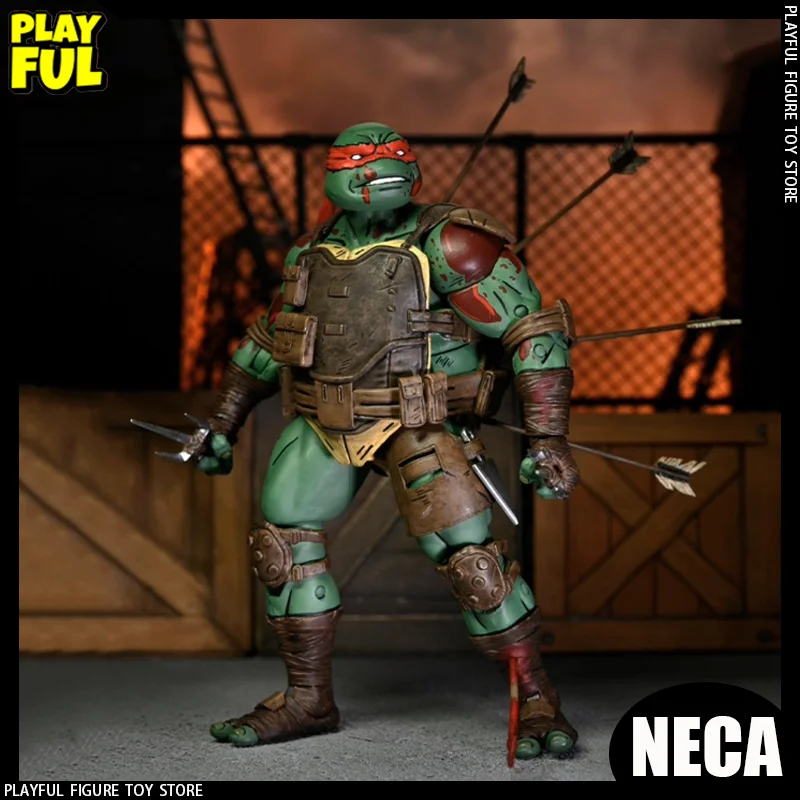 In Stock Original Neca Ninja Turtles The Last Ronin First To Fall Raphael Anime Figure Neca54347 Raphael Action Figure Toys Gift