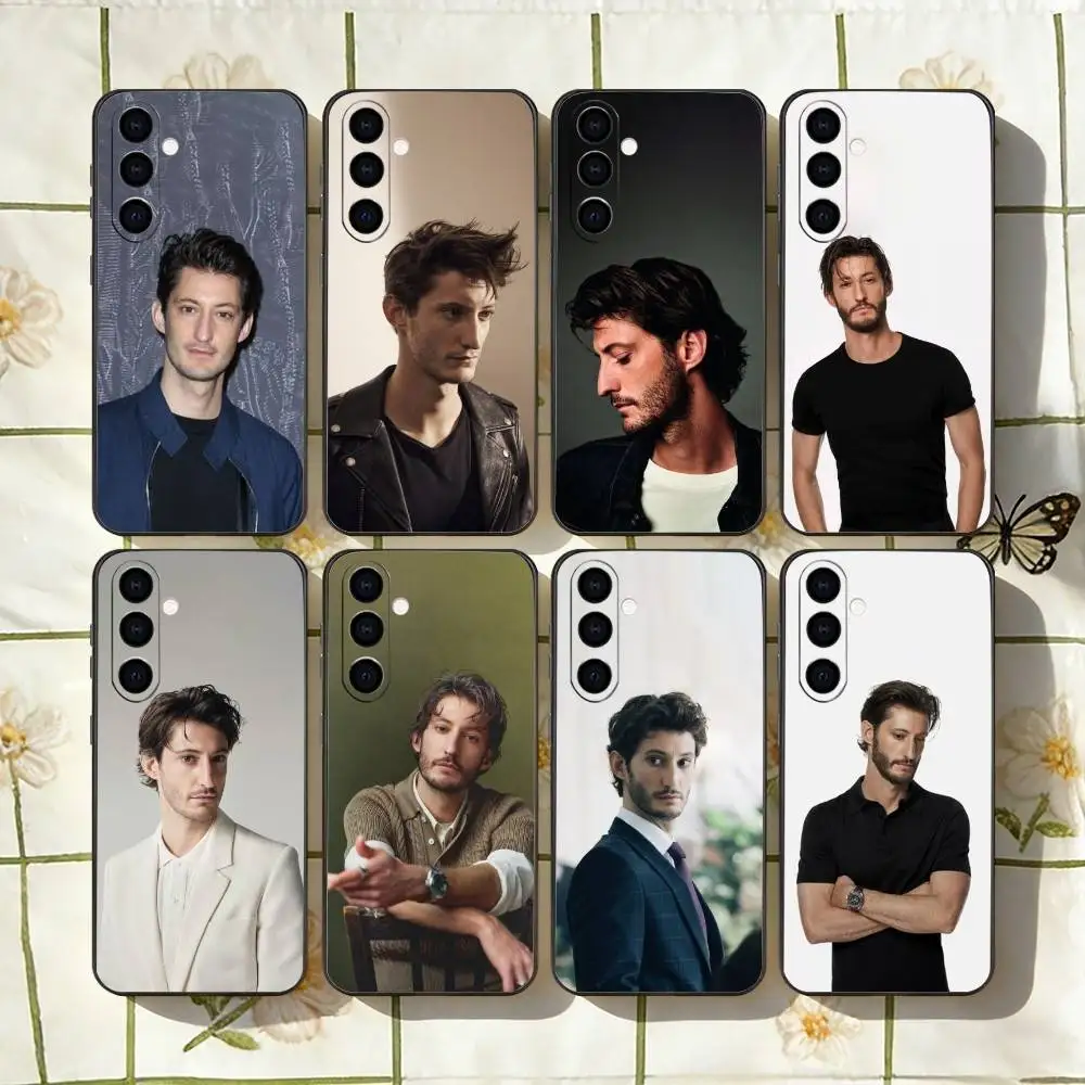 Pierre Niney Actor Director Phone Case For Samsung Galaxy A73,A72,A71,A70,A53,A52,A51,Soft Silicone Black Cover