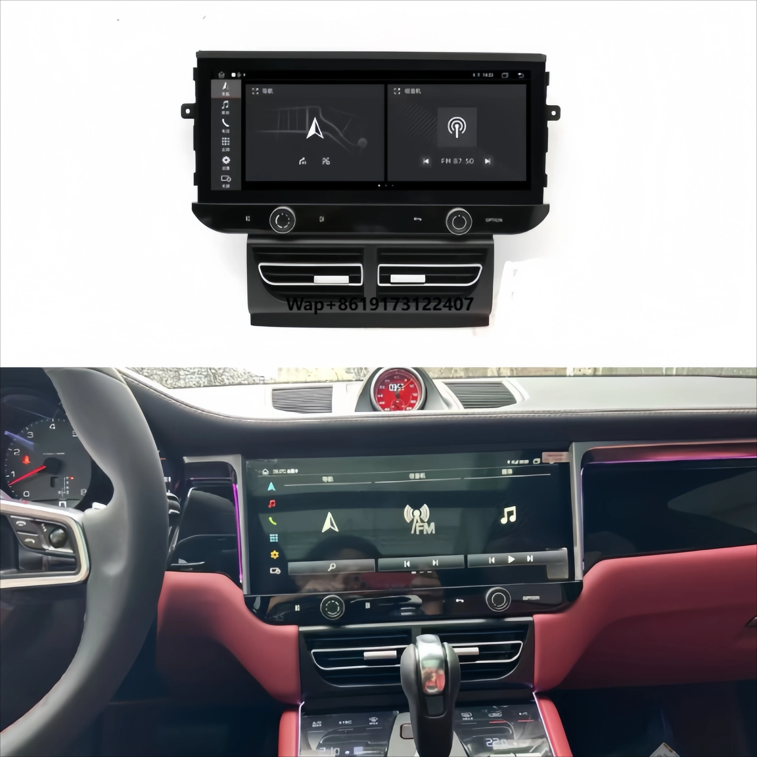 

Для Porsche Macan 2014-2018: Обновленная центральная консоль с большим экраном, Android-система, навигация, мультимедийный плеер
