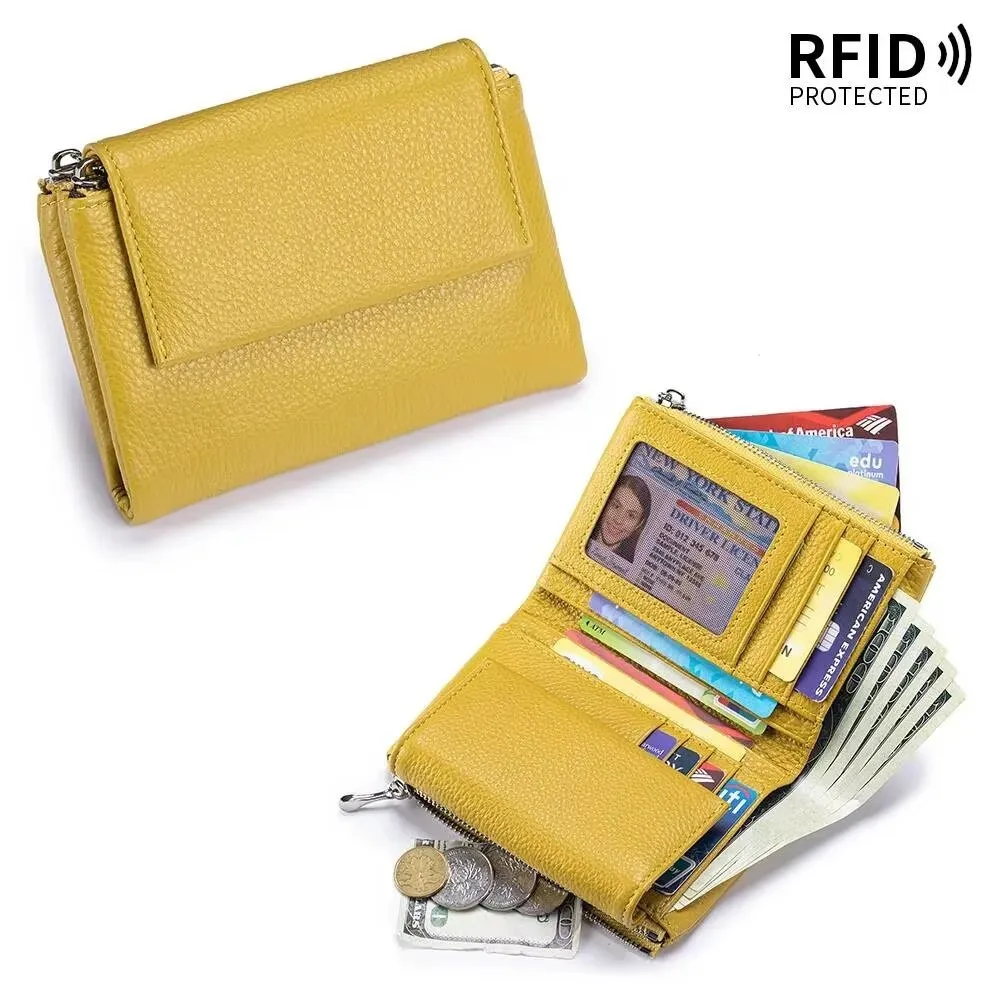fashion-women's-purse-female-clutch-bag-new-lady-coin-wallet-large-capacity-storage-bag-genuine-leather-rfid-short-wallet