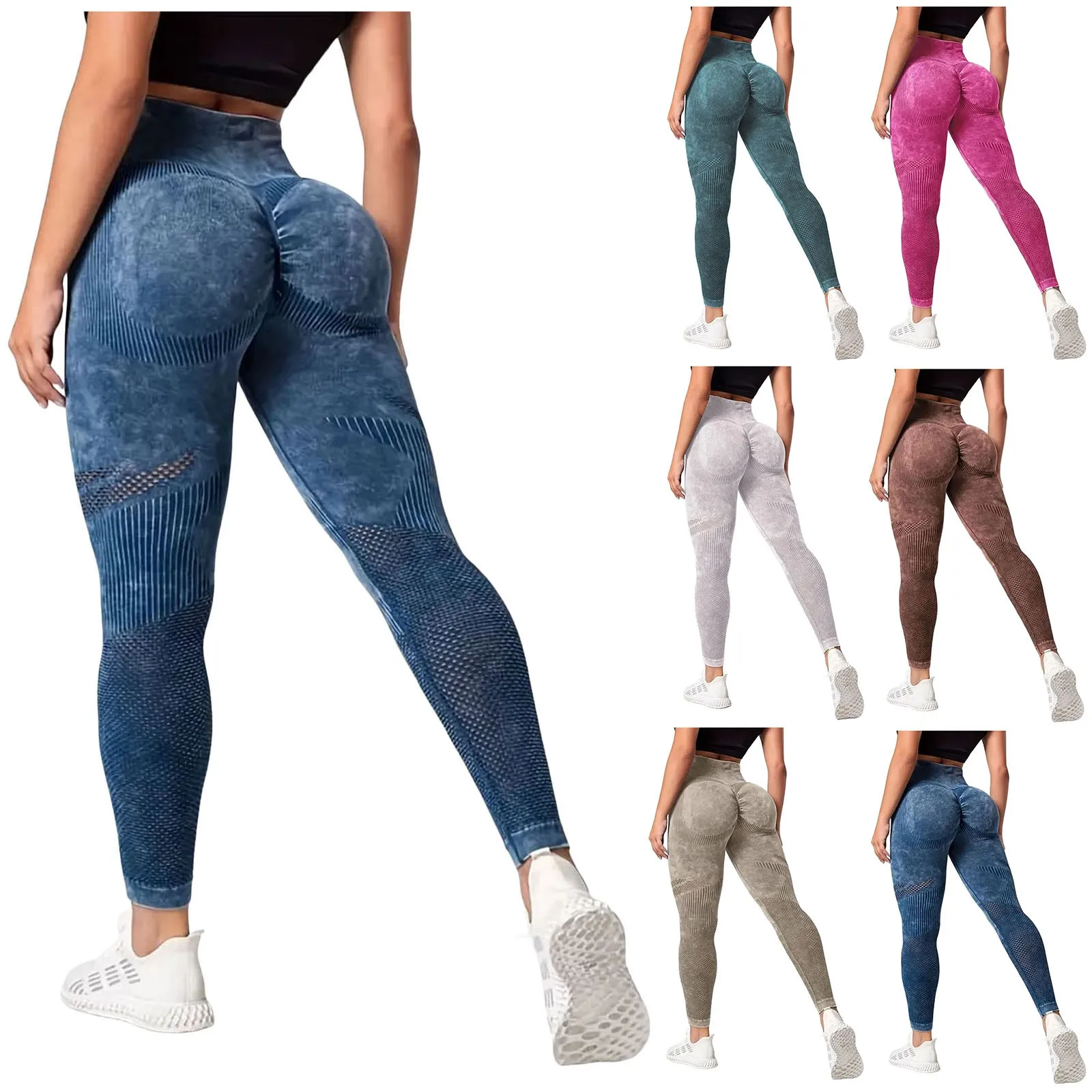 

3d Compression Slim Leggings Women High Waist Seamless Push Up Sport Pants Sexy Butt Lift Fitness Gym Workout Pants With Pockets