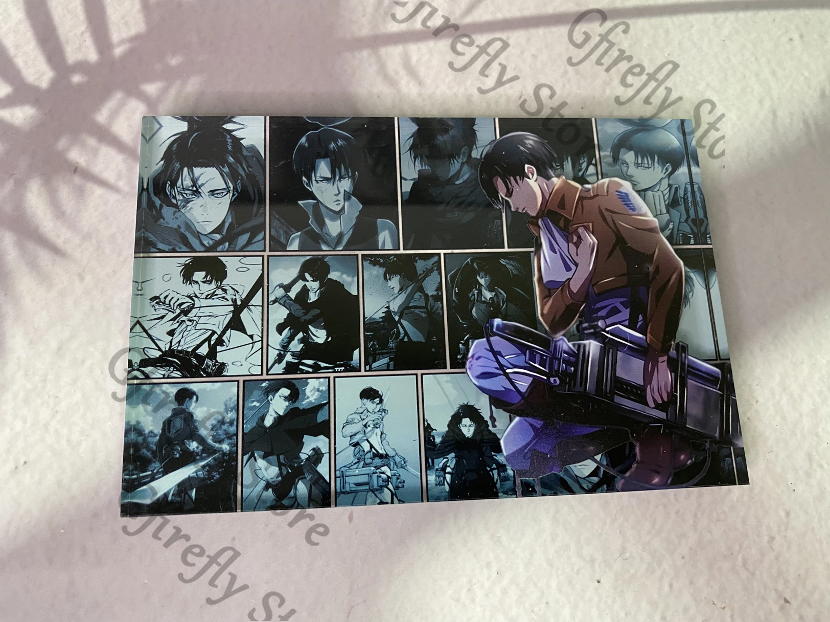 

Attack on Titan Acrylic Brick Levi Ackerman Indicative Board High Quality Anime Standing Plate Ambitus Decoration Collect Gift