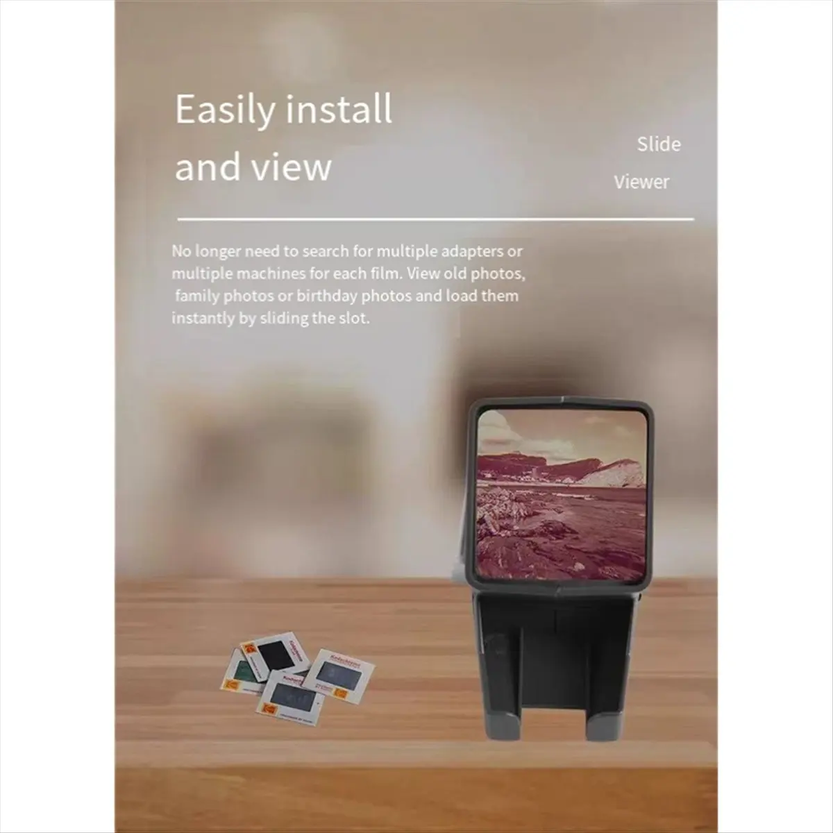 

Стабильный просмотрщик 135 пленки, отрицательный светодиодный источник света, зажим для пленки для просмотра, 35 мм, универсальная пленка, 3x увеличения, высокое разрешение