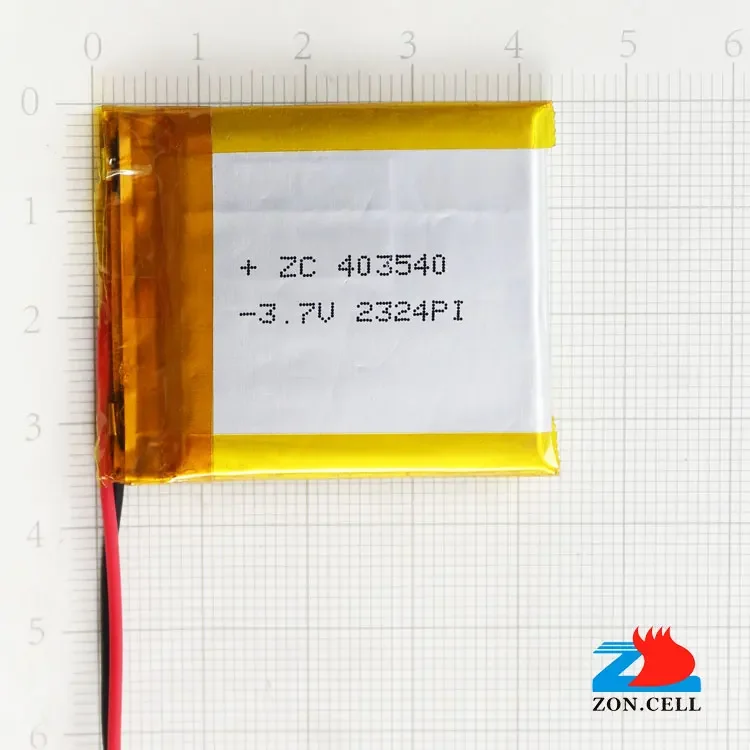 CIS 코어 403540 보호 플레이트, 폴리머 리튬 이온 배터리 453540423540, 600mAh, 3.7V