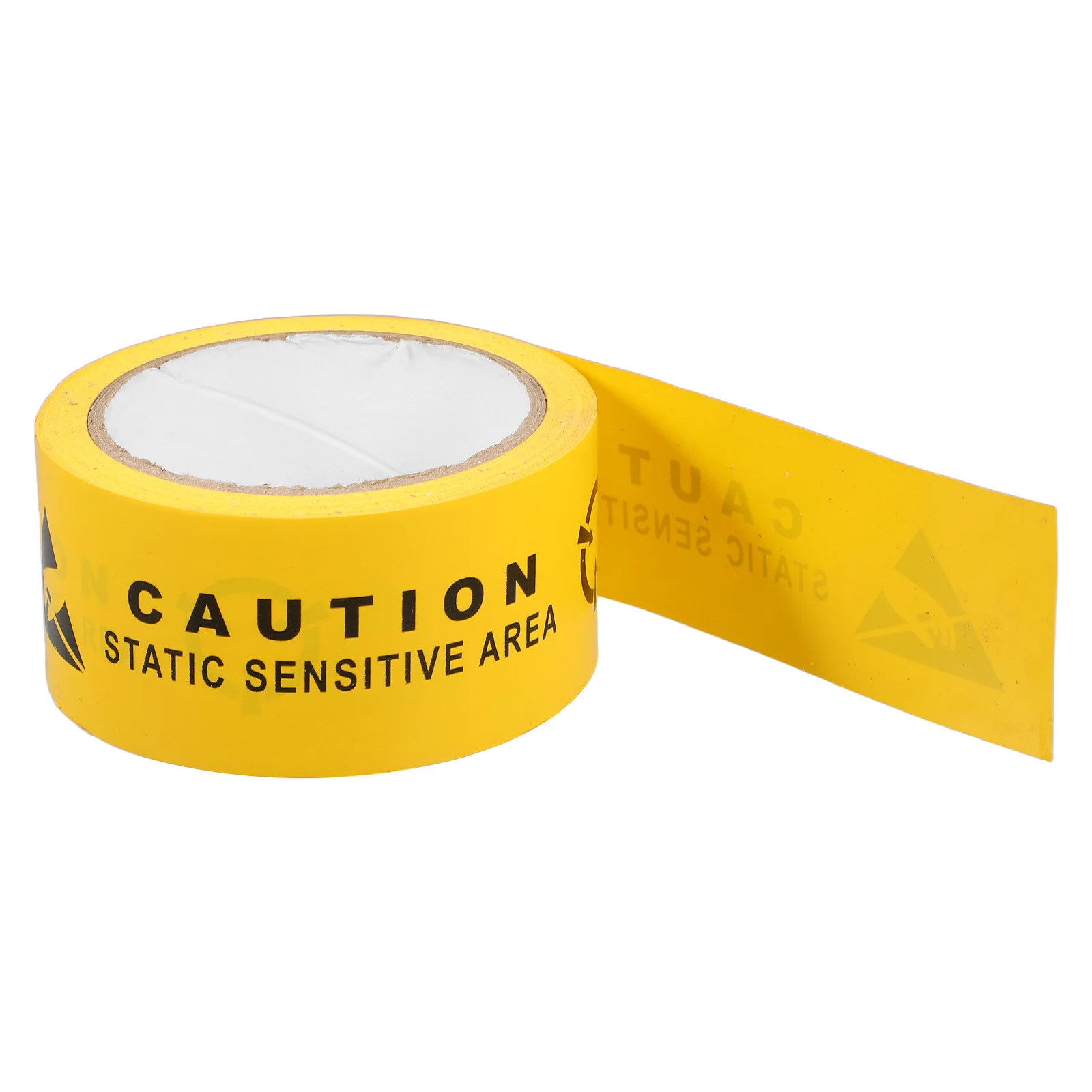 

1 Roll Anti Static Floor Marking Tape Yellow Warning Sign For Safety Caution Construction Area Esd Protection Label Strip Folder