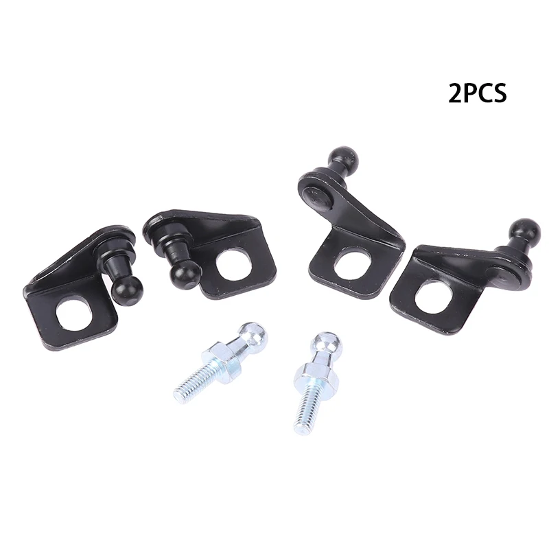 1Pair Universal Car Ball Stud Gas Shock Struts Mounting Bracket for Gas Spring Struts Lift Support Shock Carbon Steel