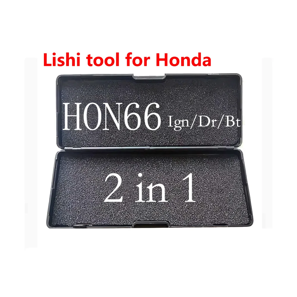 1PCS Lishi FOR Honda HON66/HO01 2-in-1 Pick/Decoder HON66 Ign/Dr/Bt  NO BOX