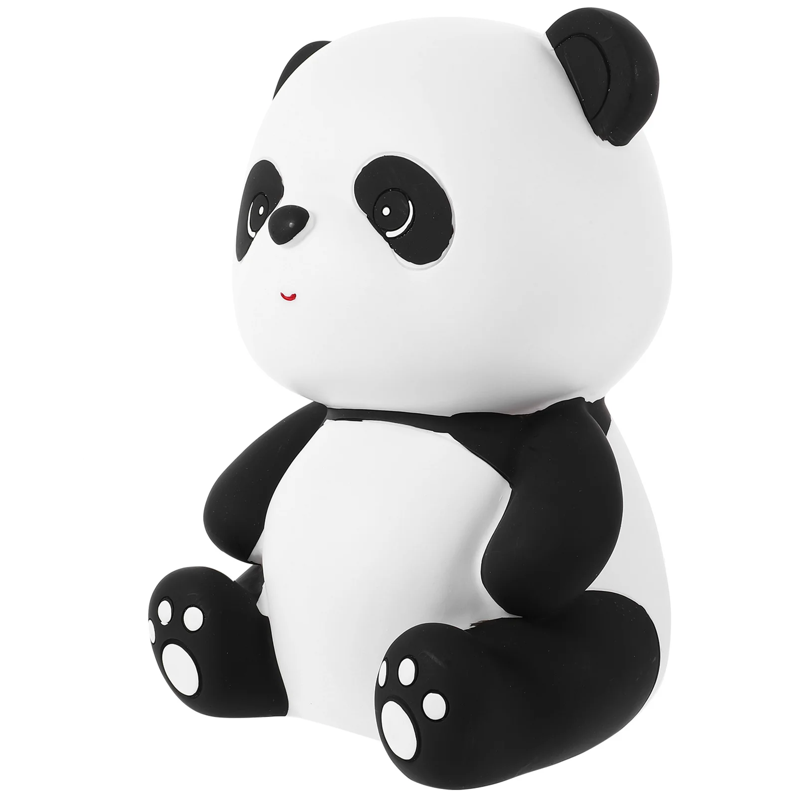 Cartoon Panda Shape Piggy Bank Sitting Panda Cute Vinyl Panda Piggy Bank Unbreakable Sitting Panda Shaped Coin Money Bank