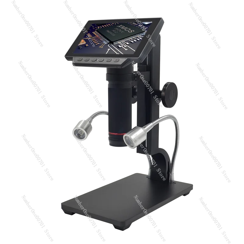 

5in HD Digital Microscope for Phone Repair, Circuit Board Soldering & Industrial Measurement - High-Res Magnifier