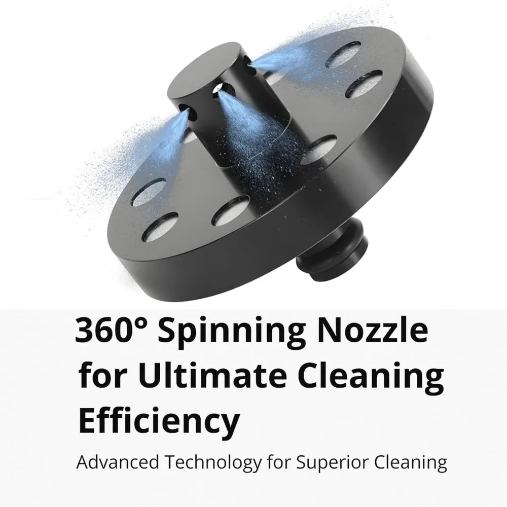 طقم تنظيف الهيكل المغناطيسي على شكل حرف O مع اقتران سريع 6 منافذ مياه تنظيف هيكل السيارة #3