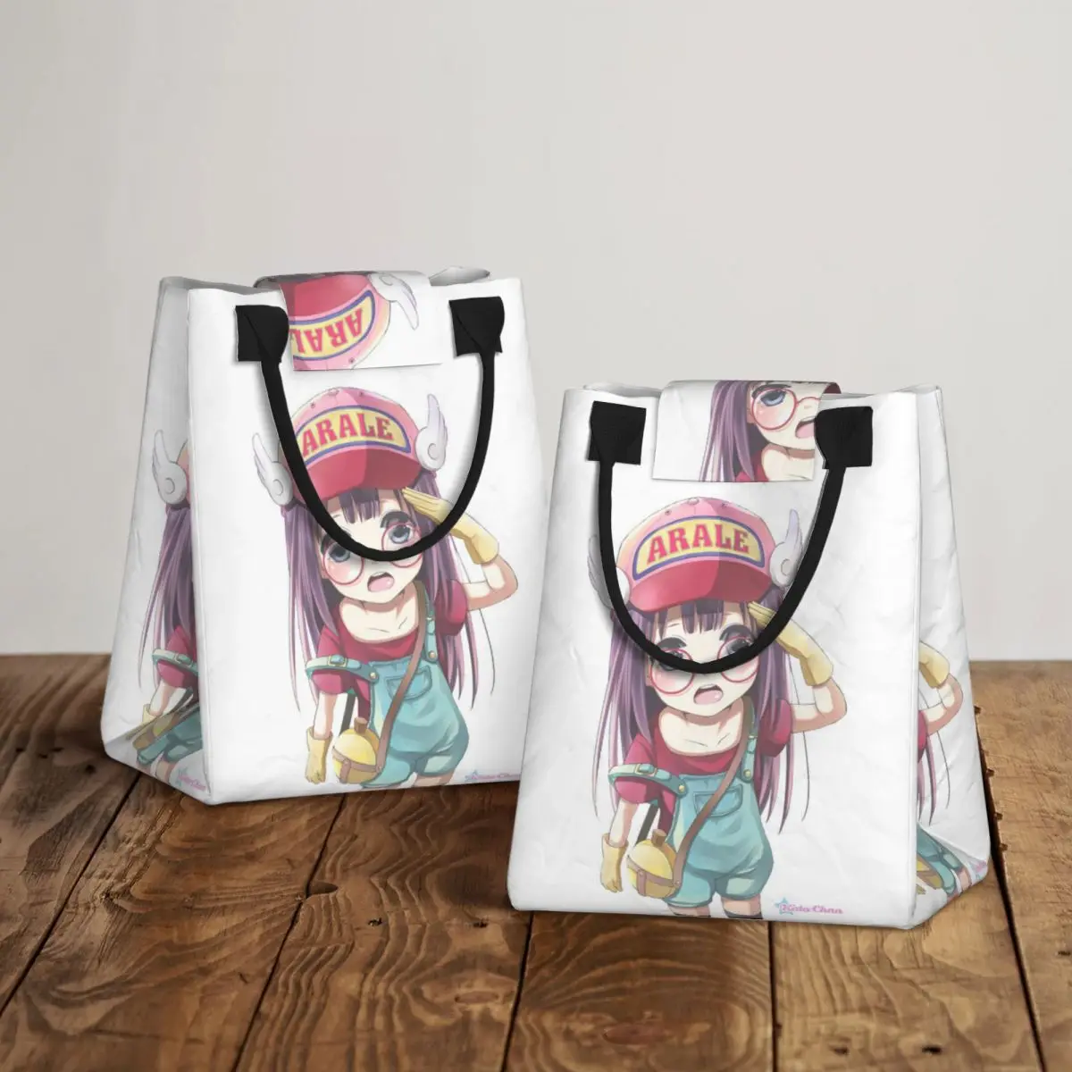 

Изолированная сумка для обеда Arale Dr.Slump в стиле аниме для женщин и детей, портативные коробки для еды, термосумка для обеда